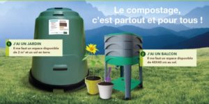 image présentant les 2 modèles de composteurs