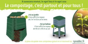 visuel montrant les 2 modèles de composteurs