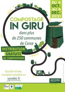 Affiche de l'opération compostage in giru