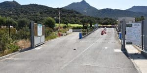 Entrée recyclerie de Corbara