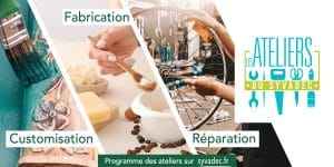 illustration montrant les 3 types d'ateliers en photos