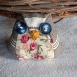 Je fabrique un porte-clef en forme d’animaux à partir de chutes de tissu