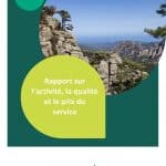 cOUVERTURE DU RAPPORT D4ACTIVIT2 2022 MONTRANT UN PAYSAGE DE MONTAGNE