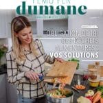 Couverture du magazine n°3 avec une femme triant ses déchets