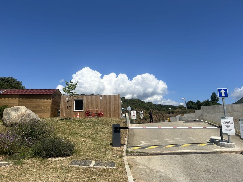Vue de la recyclerie de Cauro