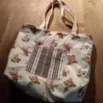 Je fabrique un sac cabas à partir de tissu de récup’
